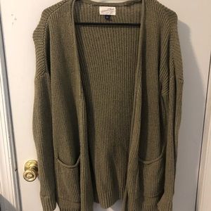 Target green sweater